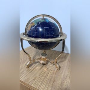 Globe atlas gemstones